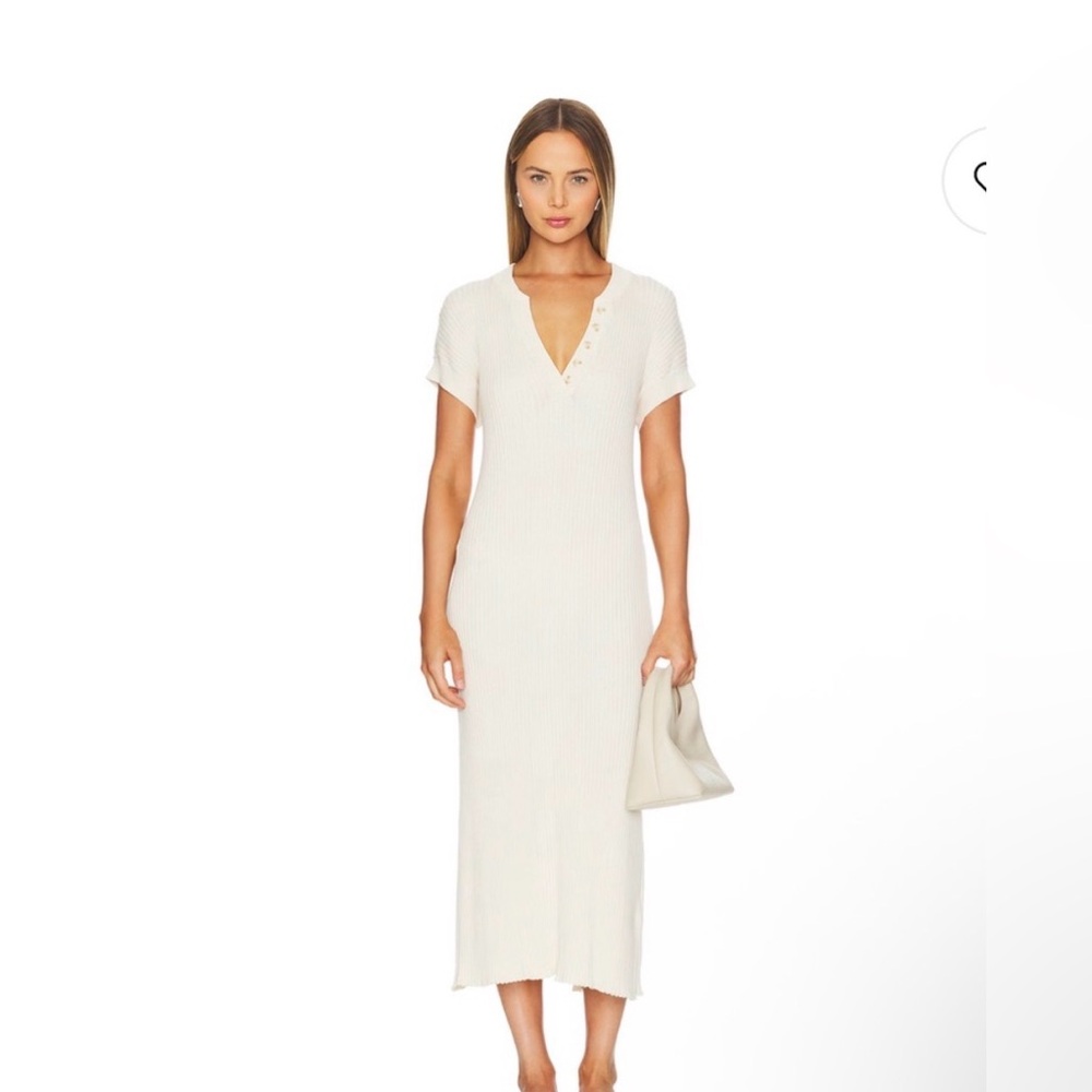 Varley knit midi dress